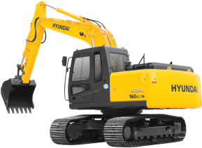 Гусеничный экскаватор Hyundai R160LC-7A