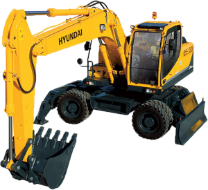 Колесный экскаватор Hyundai R180W-9S