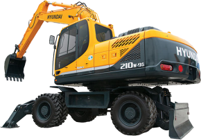 Колесный экскаватор Hyundai R210W-9A