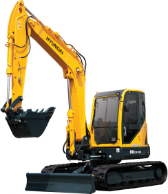 Мини-экскаватор гусеничный Hyundai R80CR-9