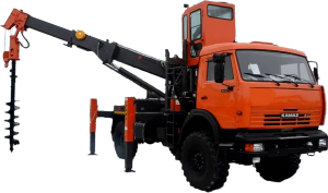 Бурильно-крановая машина Taurus 055A на базе Камаз-43502