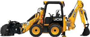 Экскаватор-погрузчик JCB-1CX с мульчером Ferri THFS/R