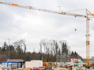 Быстромонтируемый башенный кран Liebherr 42 KR.1 на гусеничном ходу